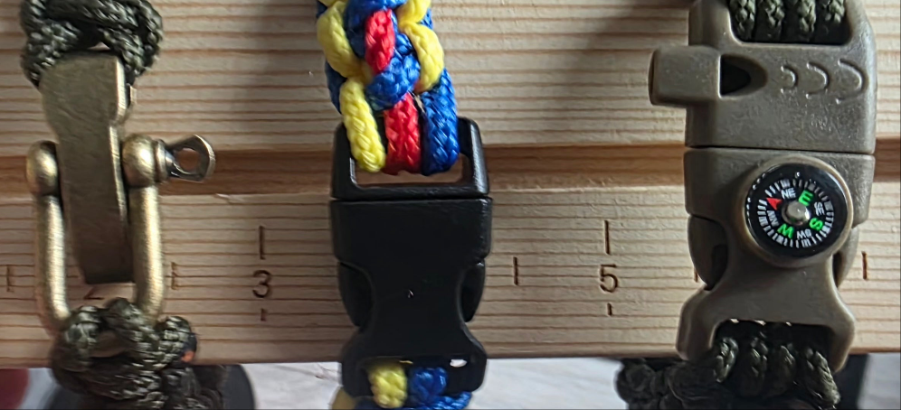 Regimental colours bracelet