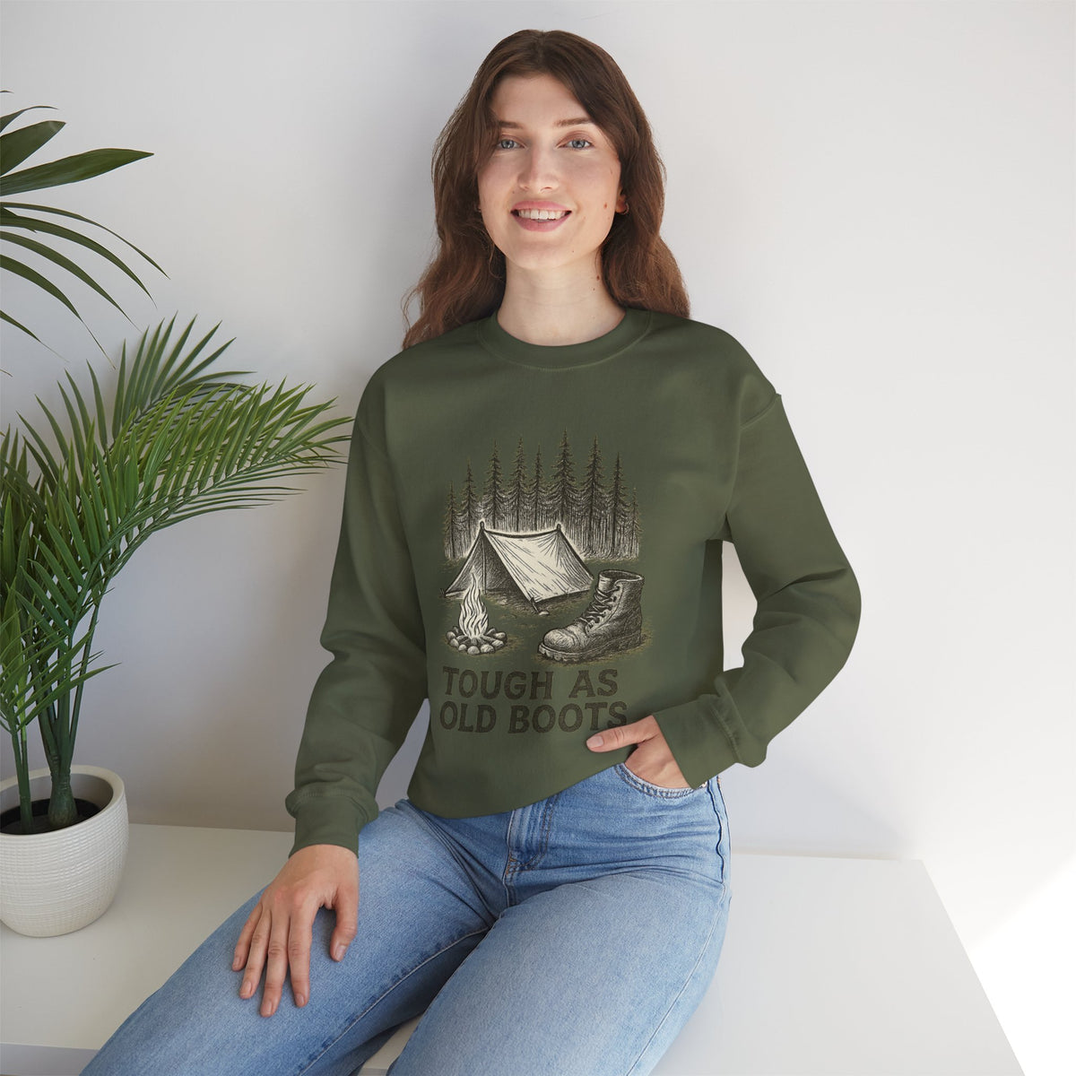 Unisex Camping Crewneck Sweatshirt