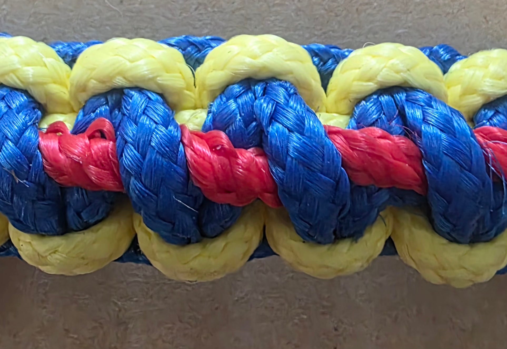 Regimental colours bracelet