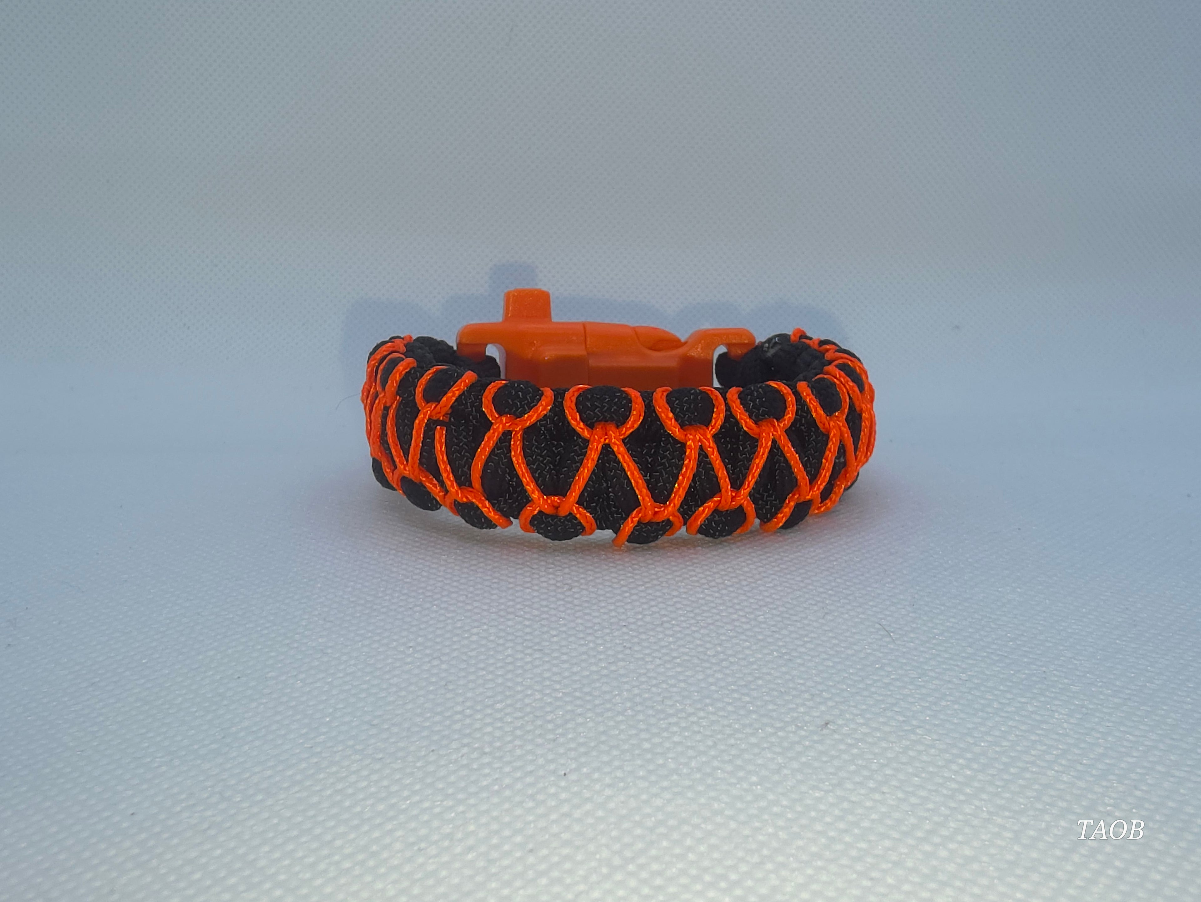 Inferno Weave Paracord Survival Bracelet